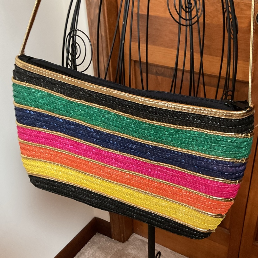 Rainbow clutch or crossbody - Picture 5 of 6